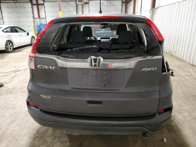 2HKRM4H33FH638644 - 2015 HONDA CR-V LX GRAY photo 6