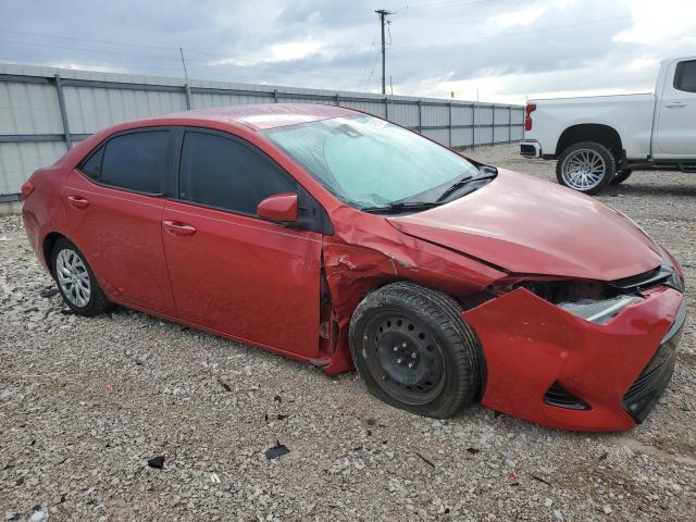 5YFBURHE7HP694558 - 2017 TOYOTA COROLLA L RED photo 4