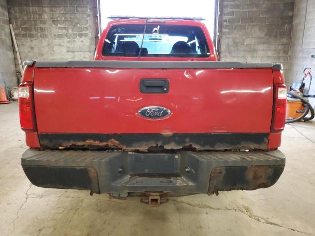 1FTSX2B55AEA49742 - 2010 FORD F250 SUPER DUTY RED photo 6