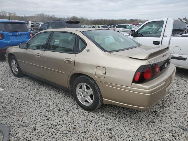 2G1WF52E959386857 - 2005 CHEVROLET IMPALA GOLD photo 2