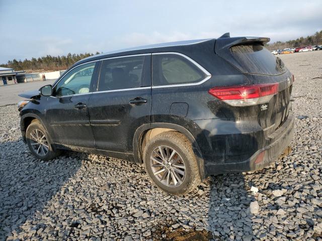 5TDJZRFH7HS479747 - 2017 TOYOTA HIGHLANDER SE BLACK photo 2