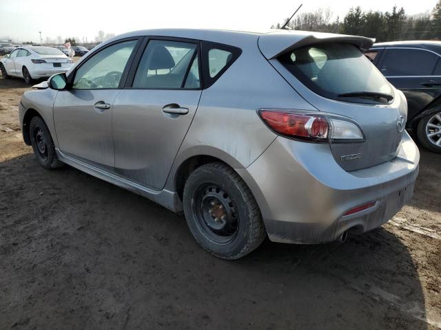 JM1BL1L71D1842912 - 2013 MAZDA 3 I GRAY photo 2