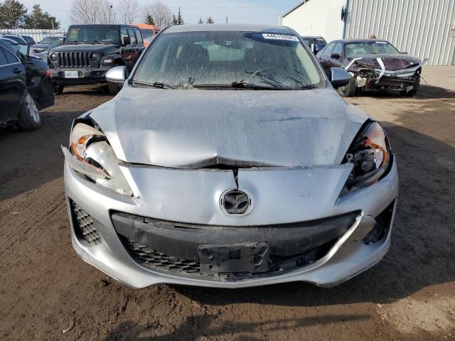 JM1BL1L71D1842912 - 2013 MAZDA 3 I GRAY photo 5