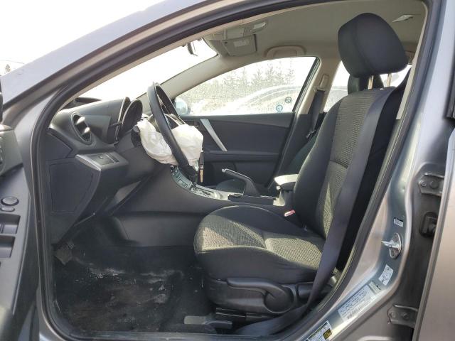 JM1BL1L71D1842912 - 2013 MAZDA 3 I GRAY photo 7