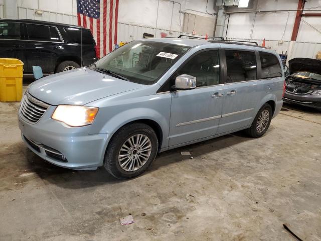 2C4RC1CG8DR709011 - 2013 CHRYSLER TOWN & COU TOURING L BLUE photo 1