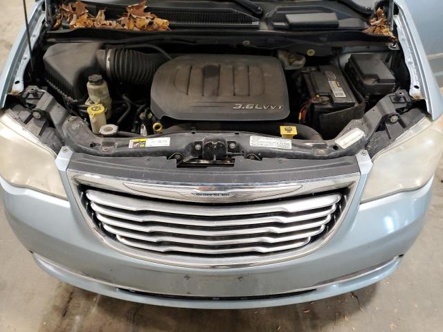 2C4RC1CG8DR709011 - 2013 CHRYSLER TOWN & COU TOURING L BLUE photo 12