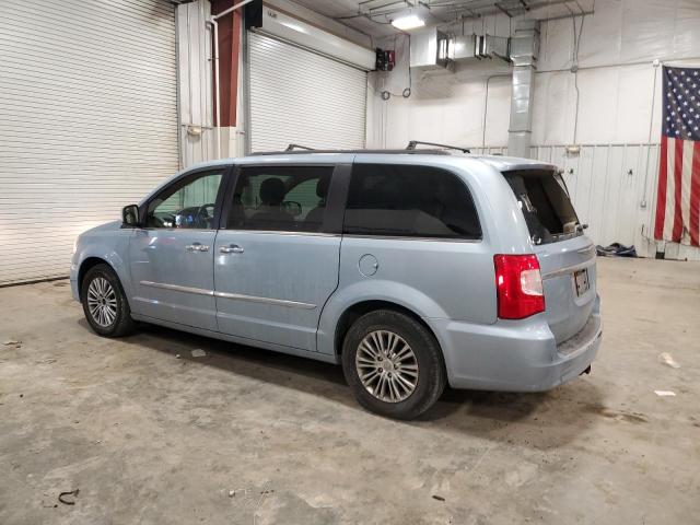 2C4RC1CG8DR709011 - 2013 CHRYSLER TOWN & COU TOURING L BLUE photo 2