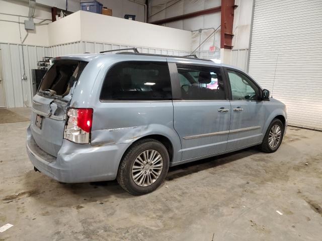 2C4RC1CG8DR709011 - 2013 CHRYSLER TOWN & COU TOURING L BLUE photo 3