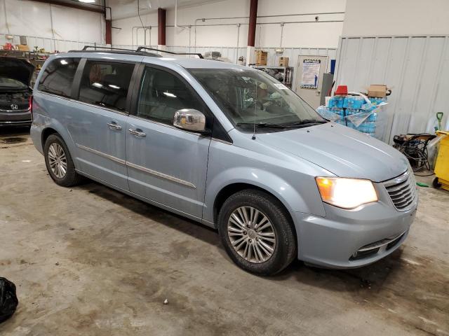 2C4RC1CG8DR709011 - 2013 CHRYSLER TOWN & COU TOURING L BLUE photo 4