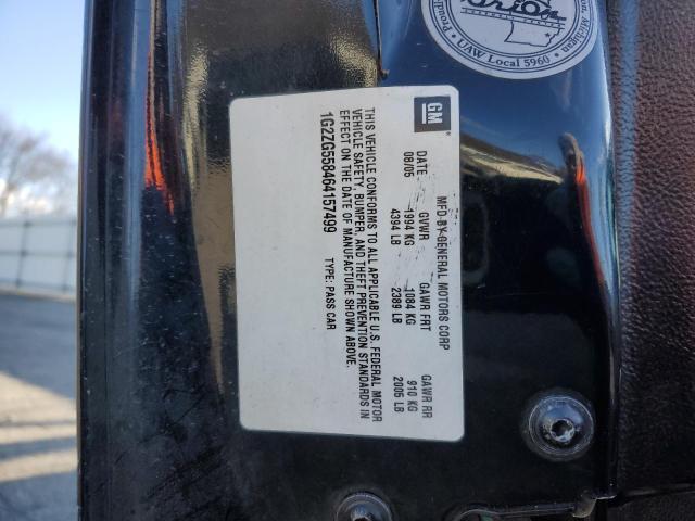 1G2ZG558464157499 - 2006 PONTIAC G6 SE1 BLACK photo 13