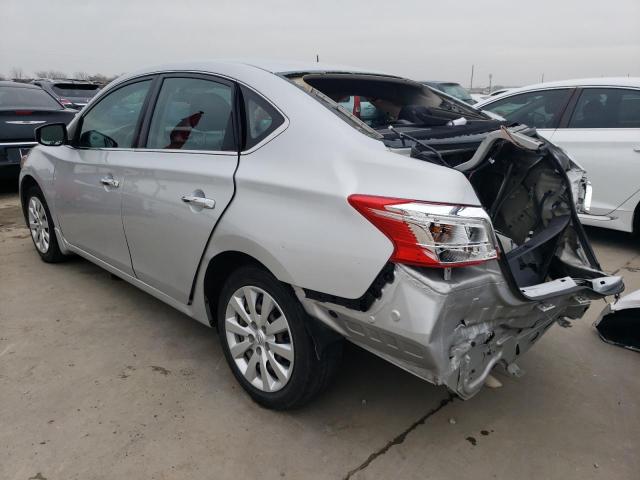 3N1AB7AP3KY270922 - 2019 NISSAN SENTRA S SILVER photo 2