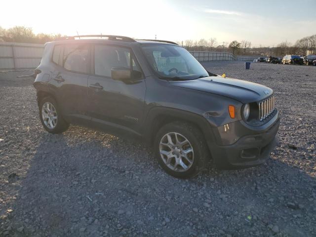 ZACCJABBXHPG10847 - 2017 JEEP RENEGADE LATITUDE GRAY photo 4