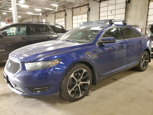 1FAHP2KT9DG220533 - 2013 FORD TAURUS SHO BLUE photo 1