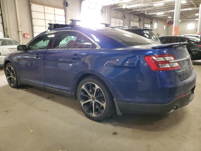 1FAHP2KT9DG220533 - 2013 FORD TAURUS SHO BLUE photo 2