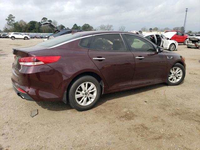 5XXGT4L38JG225530 - 2018 KIA OPTIMA LX MAROON photo 3