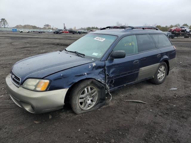 4S3BH675637650775 - 2003 SUBARU LEGACY OUTBACK AWP BLUE photo 1