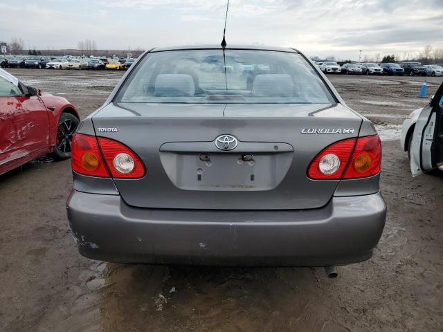 2T1BR32E34C811439 - 2004 TOYOTA COROLLA CE GRAY photo 6