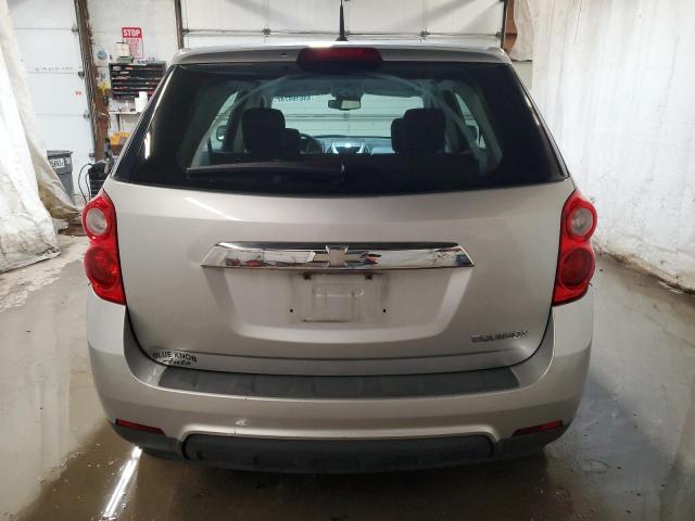 2GNALBEK7C1260249 - 2012 CHEVROLET EQUINOX LS SILVER photo 6