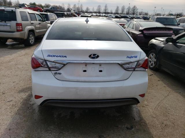 KMHEC4A47FA133648 - 2015 HYUNDAI SONATA HYBRID WHITE photo 6