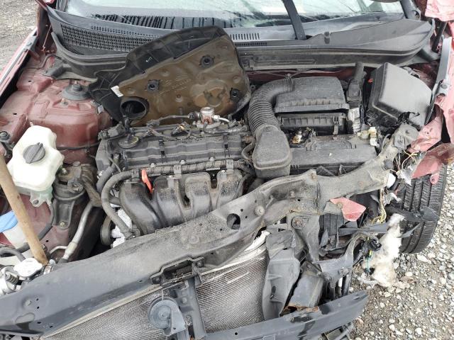 5NPEB4ACXDH736453 - 2013 HYUNDAI SONATA GLS RED photo 11