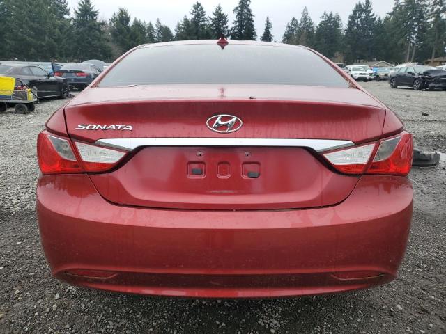 5NPEB4ACXDH736453 - 2013 HYUNDAI SONATA GLS RED photo 6