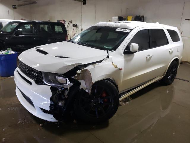 1C4SDJGJ8JC132487 - 2018 DODGE DURANGO SRT WHITE photo 1