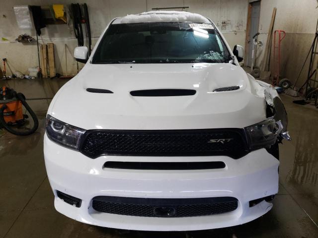 1C4SDJGJ8JC132487 - 2018 DODGE DURANGO SRT WHITE photo 5