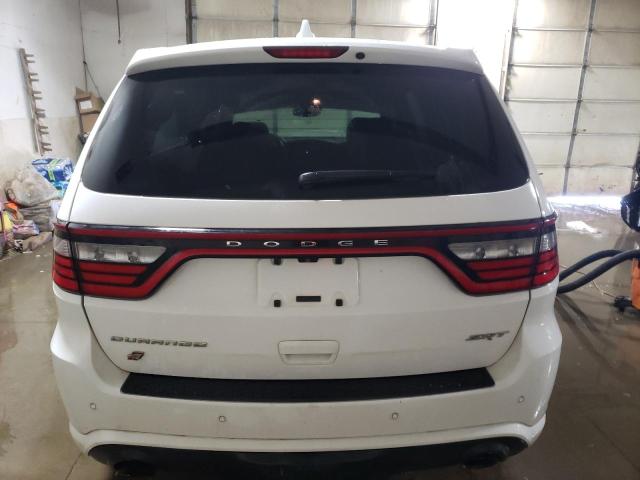 1C4SDJGJ8JC132487 - 2018 DODGE DURANGO SRT WHITE photo 6