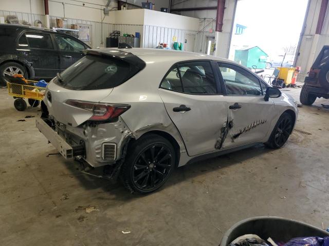 JTND4MBE5N3187968 - 2022 TOYOTA COROLLA SE SILVER photo 3