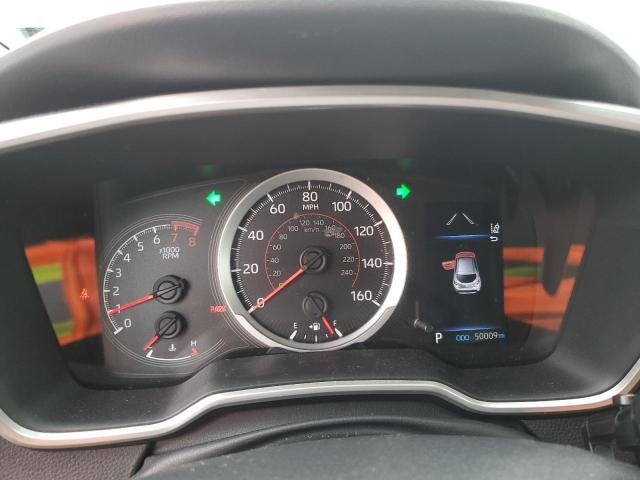 JTND4MBE5N3187968 - 2022 TOYOTA COROLLA SE SILVER photo 9