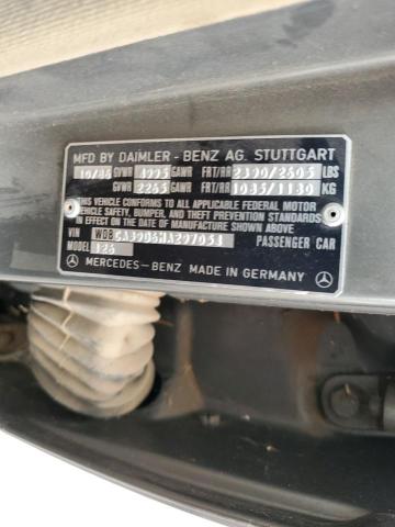 WDBCA39D6HA297054 - 1987 MERCEDES-BENZ 560 SEL GRAY photo 12