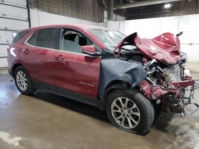 2GNAXSEV8J6319629 - 2018 CHEVROLET EQUINOX LT RED photo 4