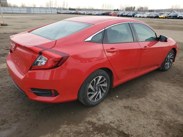 2HGFC2F82HH015666 - 2017 HONDA CIVIC EX RED photo 3