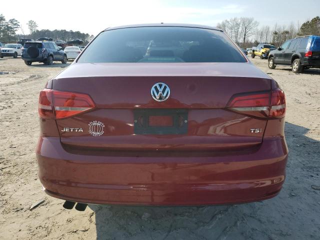 3VW267AJ6GM311136 - 2016 VOLKSWAGEN JETTA S RED photo 6