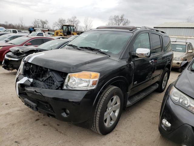 5N1BA08C28N629967 - 2008 NISSAN ARMADA SE BLACK photo 1