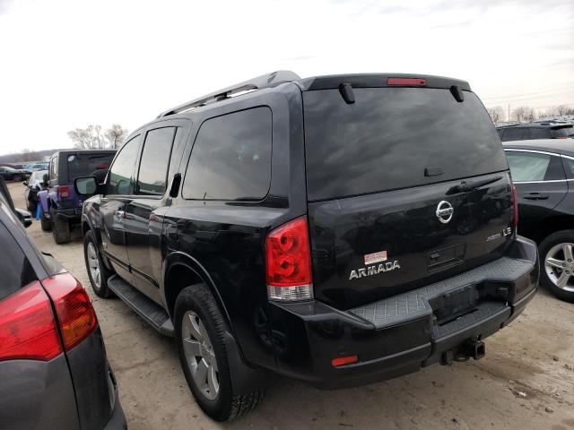 5N1BA08C28N629967 - 2008 NISSAN ARMADA SE BLACK photo 2