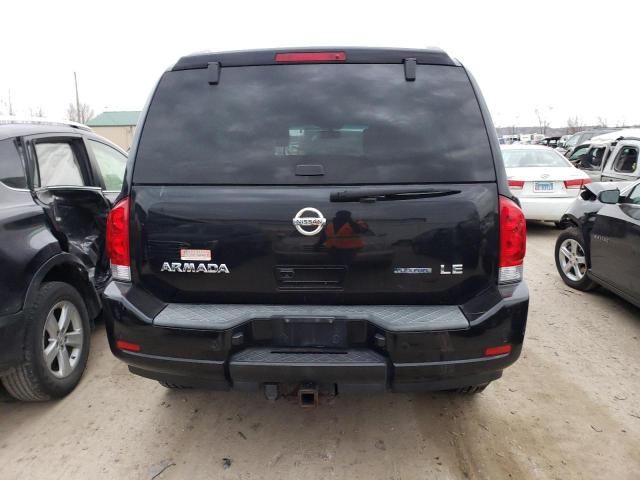 5N1BA08C28N629967 - 2008 NISSAN ARMADA SE BLACK photo 6