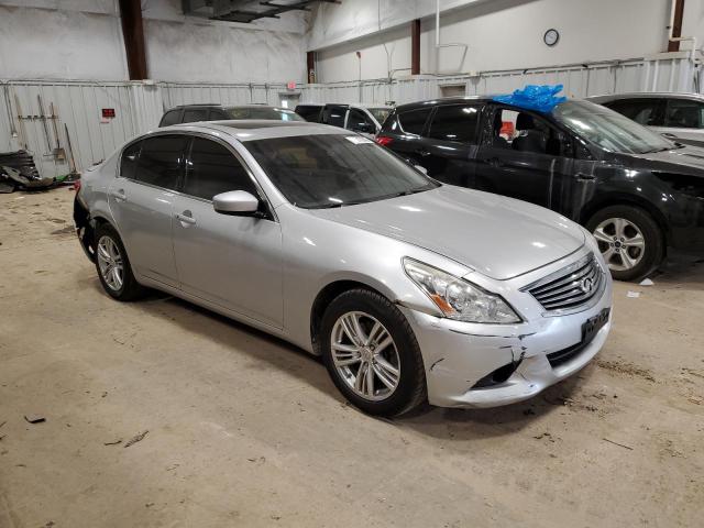 JN1CV6AR9AM254558 - 2010 INFINITI G37 SILVER photo 4