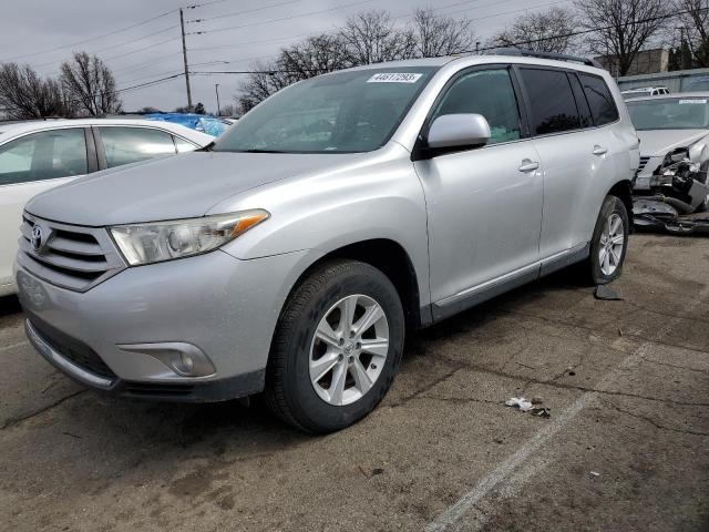 5TDBK3EH9BS073631 - 2011 TOYOTA HIGHLANDER BASE SILVER photo 1