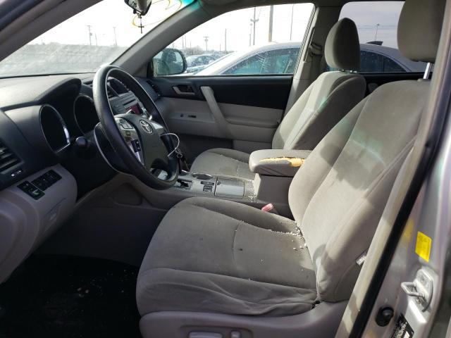 5TDBK3EH9BS073631 - 2011 TOYOTA HIGHLANDER BASE Argent photo 7