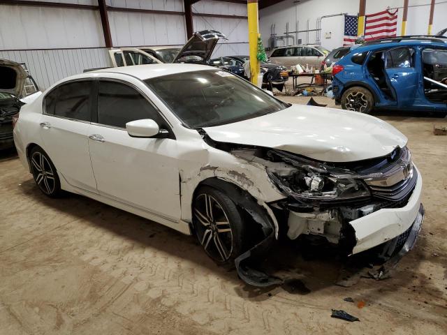 1HGCR2F58GA026188 - 2016 HONDA ACCORD SPORT WHITE photo 4