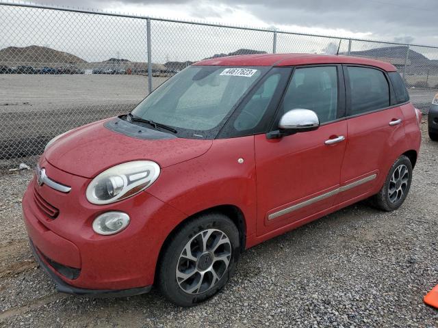 ZFBCFACH6EZ011495 - 2014 FIAT 500L LOUNGE RED photo 1