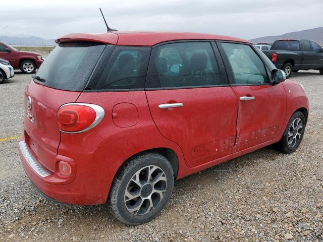 ZFBCFACH6EZ011495 - 2014 FIAT 500L LOUNGE RED photo 3