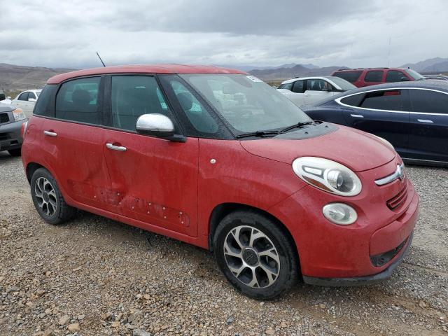 ZFBCFACH6EZ011495 - 2014 FIAT 500L LOUNGE RED photo 4