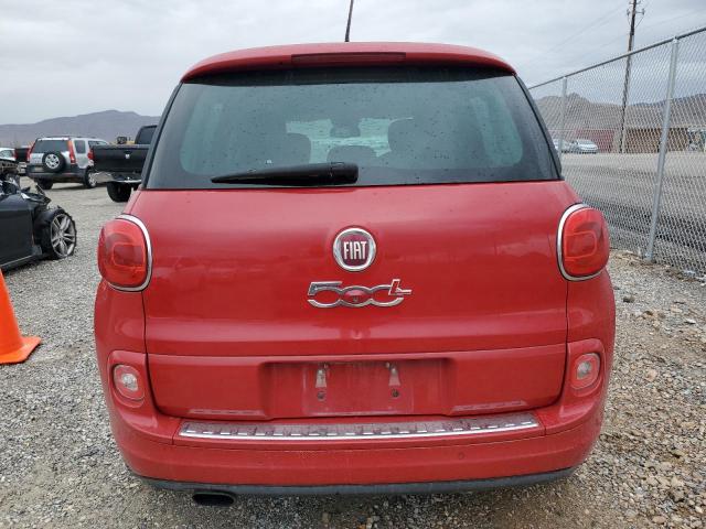 ZFBCFACH6EZ011495 - 2014 FIAT 500L LOUNGE RED photo 6