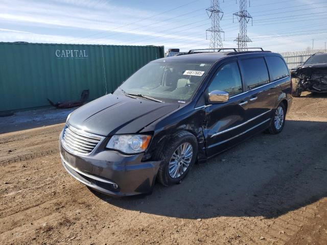 2C4RC1CG4DR652743 - 2013 CHRYSLER TOWN & COU TOURING L BLACK photo 1