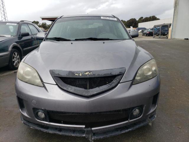 JM1BK143941172119 - 2004 MAZDA 3 HATCHBACK GRAY photo 5