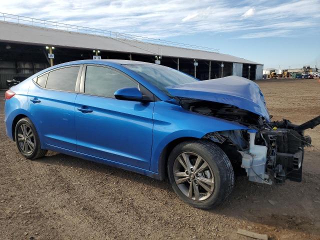 5NPD84LF0HH035931 - 2017 HYUNDAI ELANTRA SE BLUE photo 4