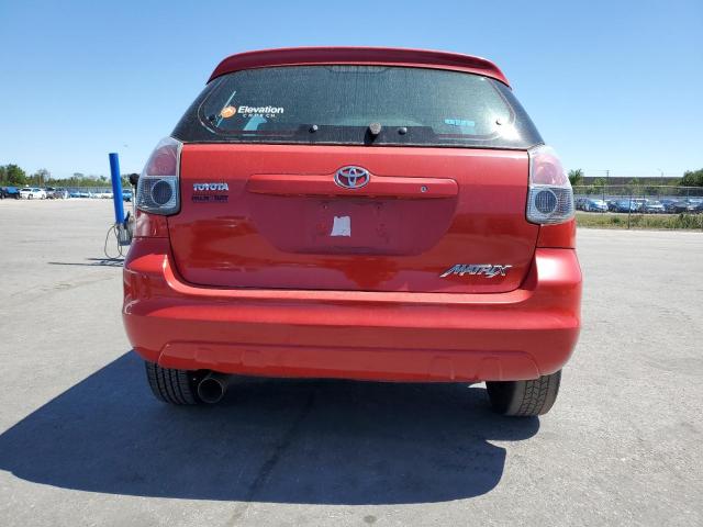 2T1KR32E78C718218 - 2008 TOYOTA MATRIX XR RED photo 6