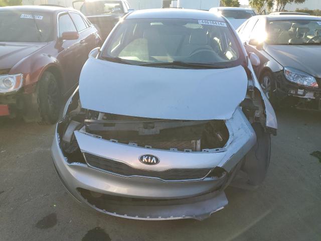 KNADN5A36D6292441 - 2013 KIA RIO EX SILVER photo 5